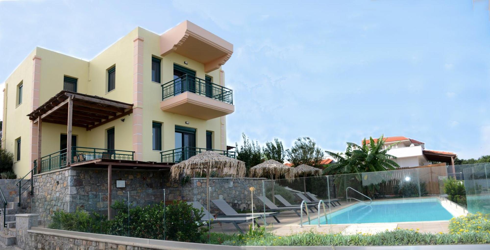 Siena Pool Villa Koskinou  ภายนอก รูปภาพ