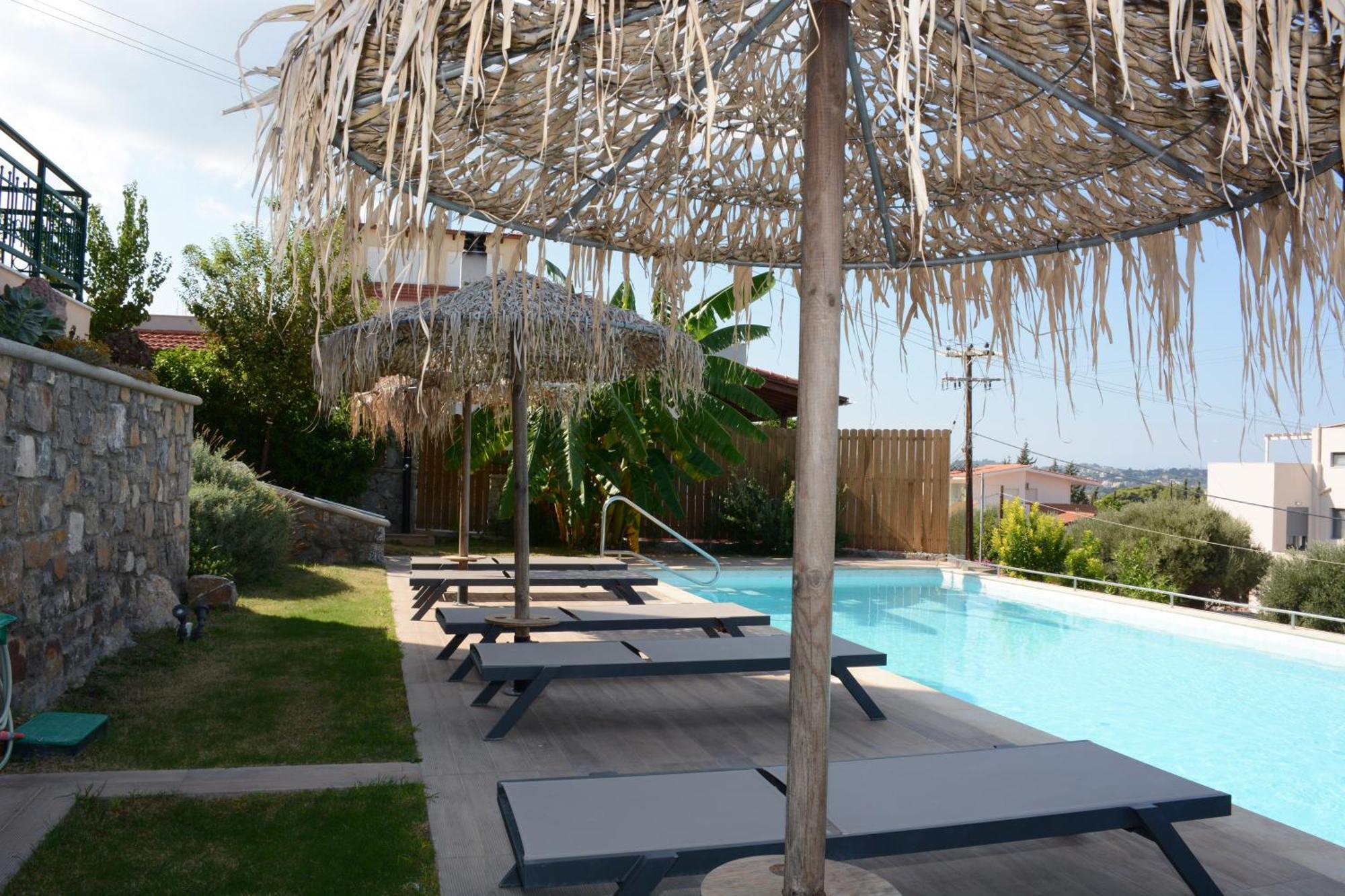 Siena Pool Villa Koskinou  ภายนอก รูปภาพ